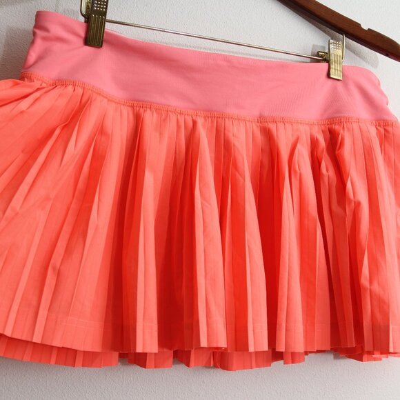 Lululemon Pleat To Street Skirt II Grapefruit Skort Liner Short Tennis Coral 8 - Picture 3 of 15